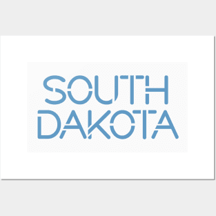 South Dakota Blue Posters and Art